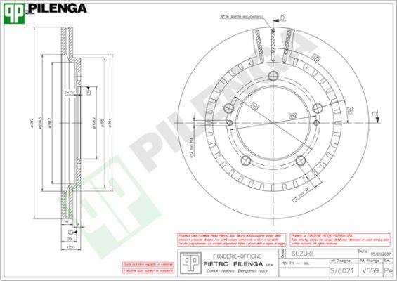 Pilenga V559 - Kočioni disk www.molydon.hr