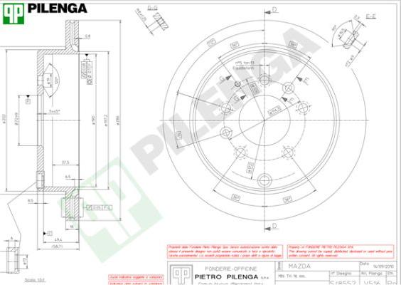 Pilenga V516 - Kočioni disk www.molydon.hr