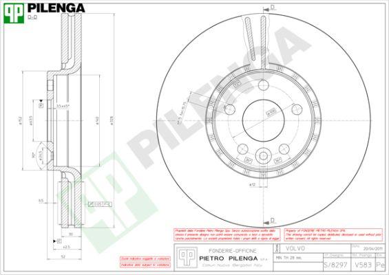 Pilenga V583 - Kočioni disk www.molydon.hr