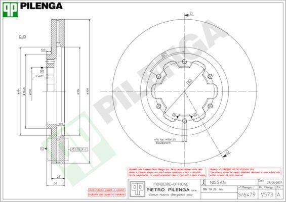 Pilenga V573 - Kočioni disk www.molydon.hr