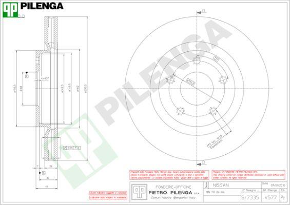 Pilenga V577 - Kočioni disk www.molydon.hr