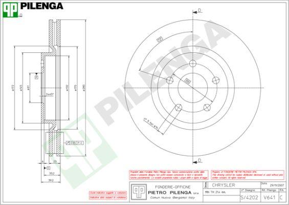 Pilenga V641 - Kočioni disk www.molydon.hr