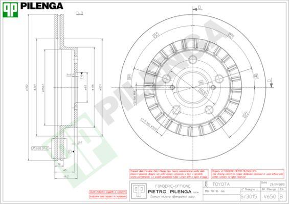 Pilenga V650 - Kočioni disk www.molydon.hr