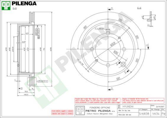 Pilenga V634 - Kočioni disk www.molydon.hr