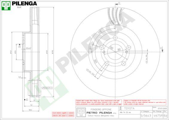 Pilenga V675R - Kočioni disk www.molydon.hr