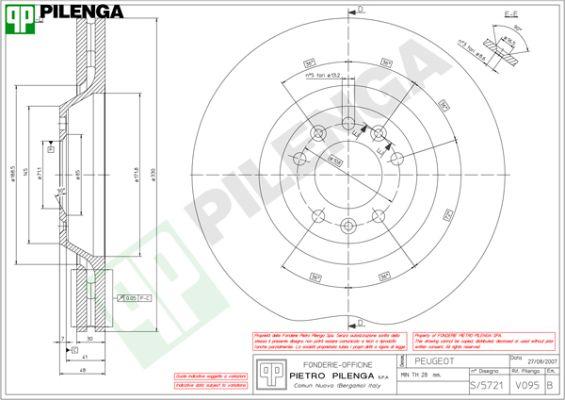 Pilenga V095 - Kočioni disk www.molydon.hr