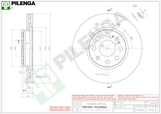 Pilenga V046 - Kočioni disk www.molydon.hr