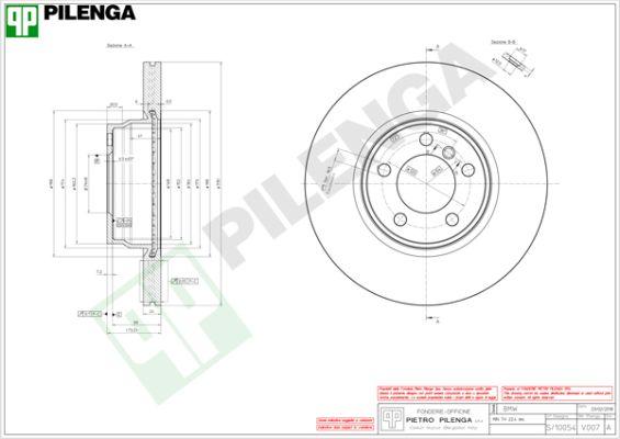 Pilenga V007 - Kočioni disk www.molydon.hr