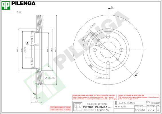 Pilenga V014 - Kočioni disk www.molydon.hr