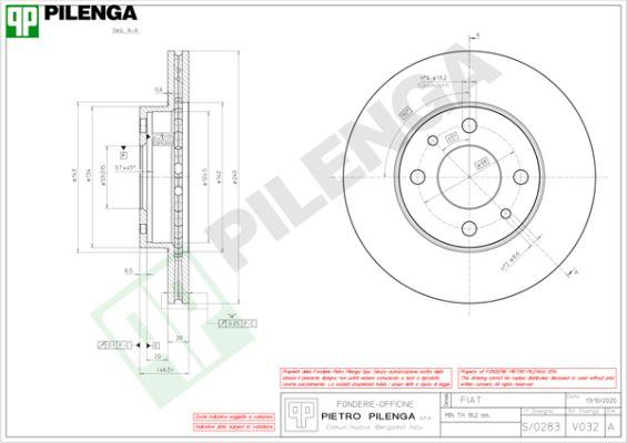 Pilenga V032 - Kočioni disk www.molydon.hr