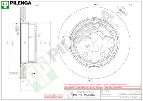 Pilenga V1402 - Kočioni disk www.molydon.hr