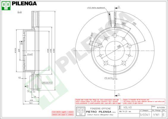 Pilenga V161 - Kočioni disk www.molydon.hr