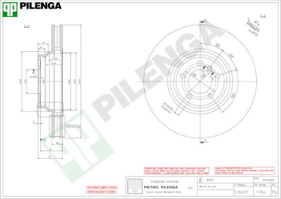 Pilenga V104 - Kočioni disk www.molydon.hr