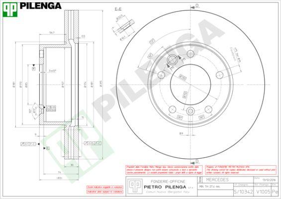 Pilenga V1005 - Kočioni disk www.molydon.hr