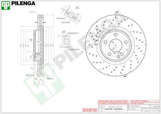 Pilenga V1015 - Kočioni disk www.molydon.hr