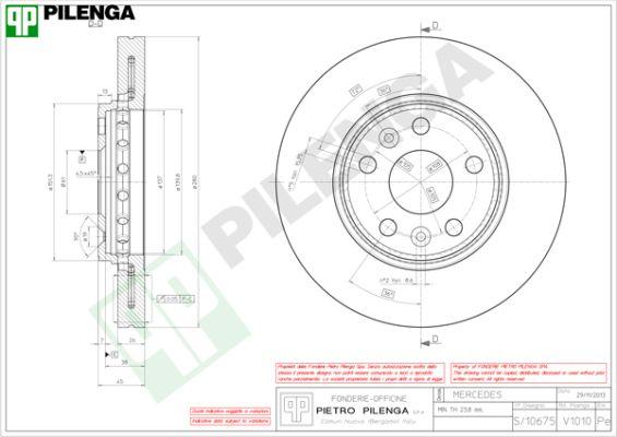 Pilenga V1010 - Kočioni disk www.molydon.hr