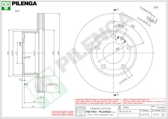 Pilenga V114 - Kočioni disk www.molydon.hr