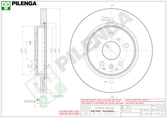 Pilenga V1105 - Kočioni disk www.molydon.hr