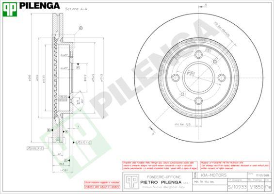 Pilenga V1850 - Kočioni disk www.molydon.hr