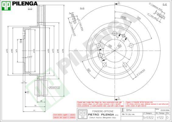 Pilenga V122 - Kočioni disk www.molydon.hr