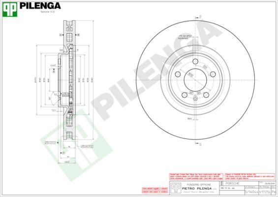 Pilenga V1725L - Kočioni disk www.molydon.hr