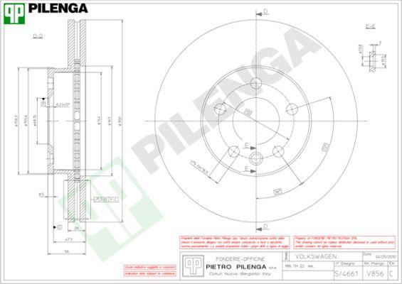 Pilenga V856 - Kočioni disk www.molydon.hr