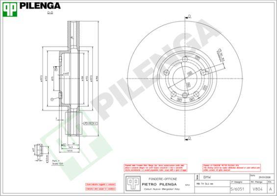 Pilenga V804 - Kočioni disk www.molydon.hr