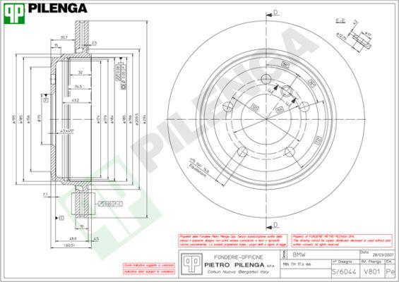 Pilenga V801 - Kočioni disk www.molydon.hr