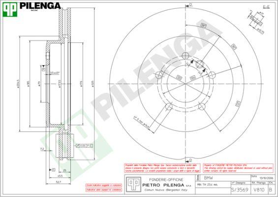 Pilenga V810 - Kočioni disk www.molydon.hr