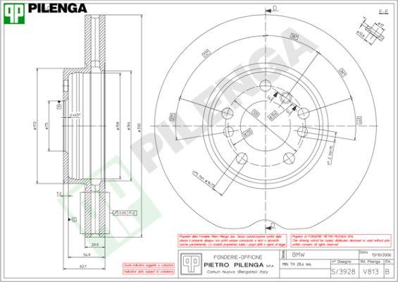 Pilenga V813 - Kočioni disk www.molydon.hr