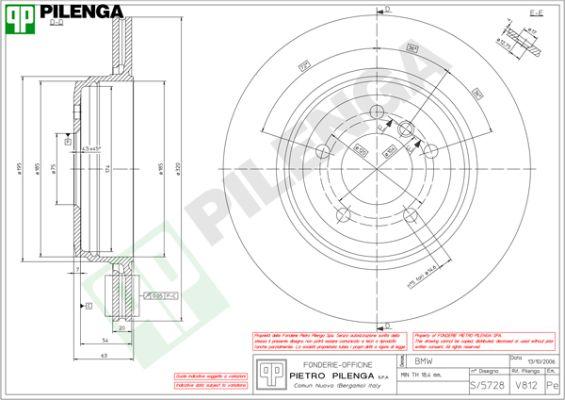 Pilenga V812 - Kočioni disk www.molydon.hr