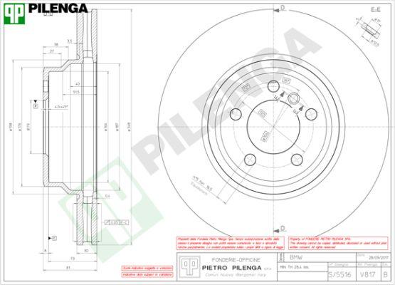 Pilenga V817 - Kočioni disk www.molydon.hr