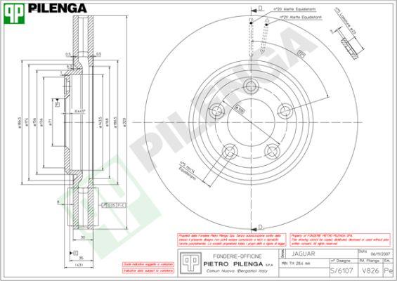 Pilenga V826 - Kočioni disk www.molydon.hr