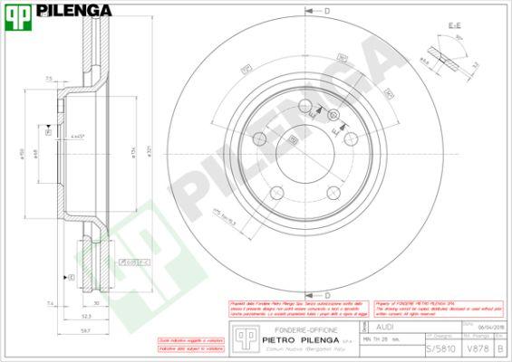 Pilenga V878 - Kočioni disk www.molydon.hr