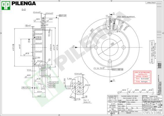 Pilenga V338 - Kočioni disk www.molydon.hr