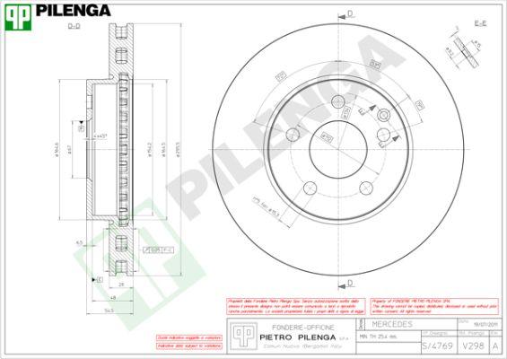 Pilenga V298 - Kočioni disk www.molydon.hr