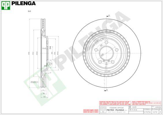 Pilenga V212 - Kočioni disk www.molydon.hr