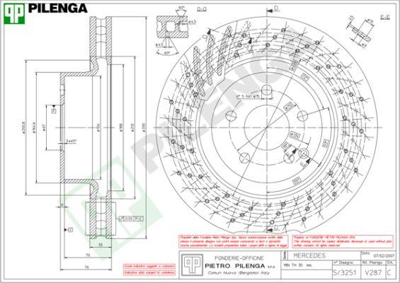 Pilenga V287 - Kočioni disk www.molydon.hr