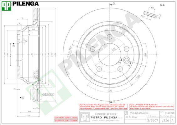 Pilenga V236 - Kočioni disk www.molydon.hr