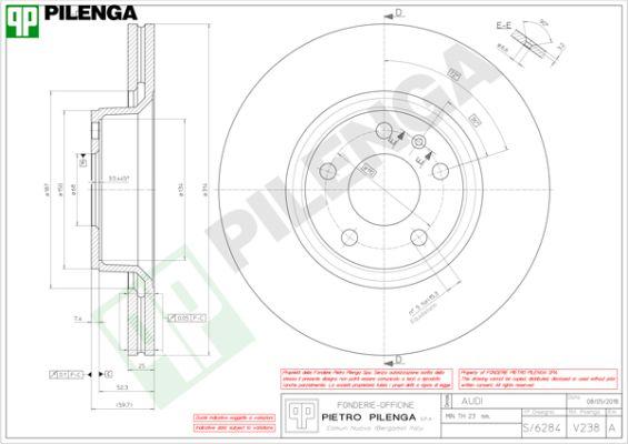 Pilenga V238 - Kočioni disk www.molydon.hr