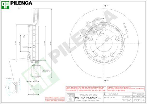 Pilenga V793 - Kočioni disk www.molydon.hr