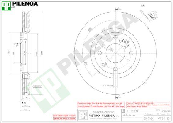 Pilenga V751 - Kočioni disk www.molydon.hr