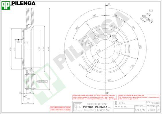 Pilenga V763 - Kočioni disk www.molydon.hr