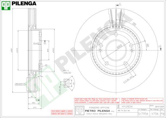 Pilenga V706 - Kočioni disk www.molydon.hr