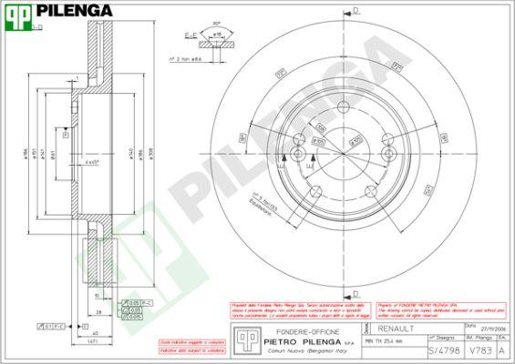 Pilenga V783 - Kočioni disk www.molydon.hr