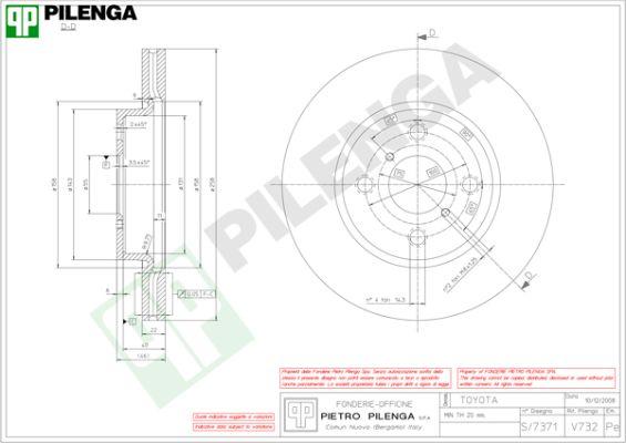 Pilenga V732 - Kočioni disk www.molydon.hr