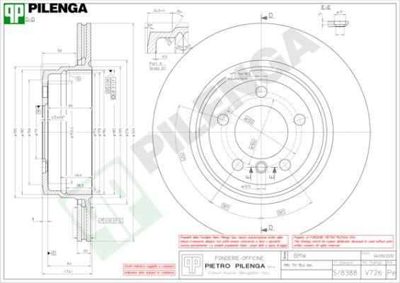 Pilenga V726 - Kočioni disk www.molydon.hr