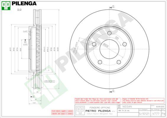 Pilenga V777 - Kočioni disk www.molydon.hr