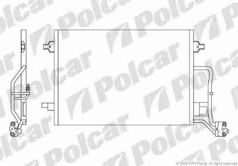 Polcar 9549K81X - Kondenzator, klima-Uređaj www.molydon.hr