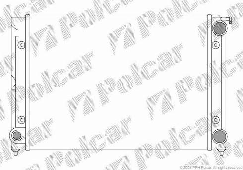 Polcar 9546081X - Hladnjak, hladjenje motora www.molydon.hr